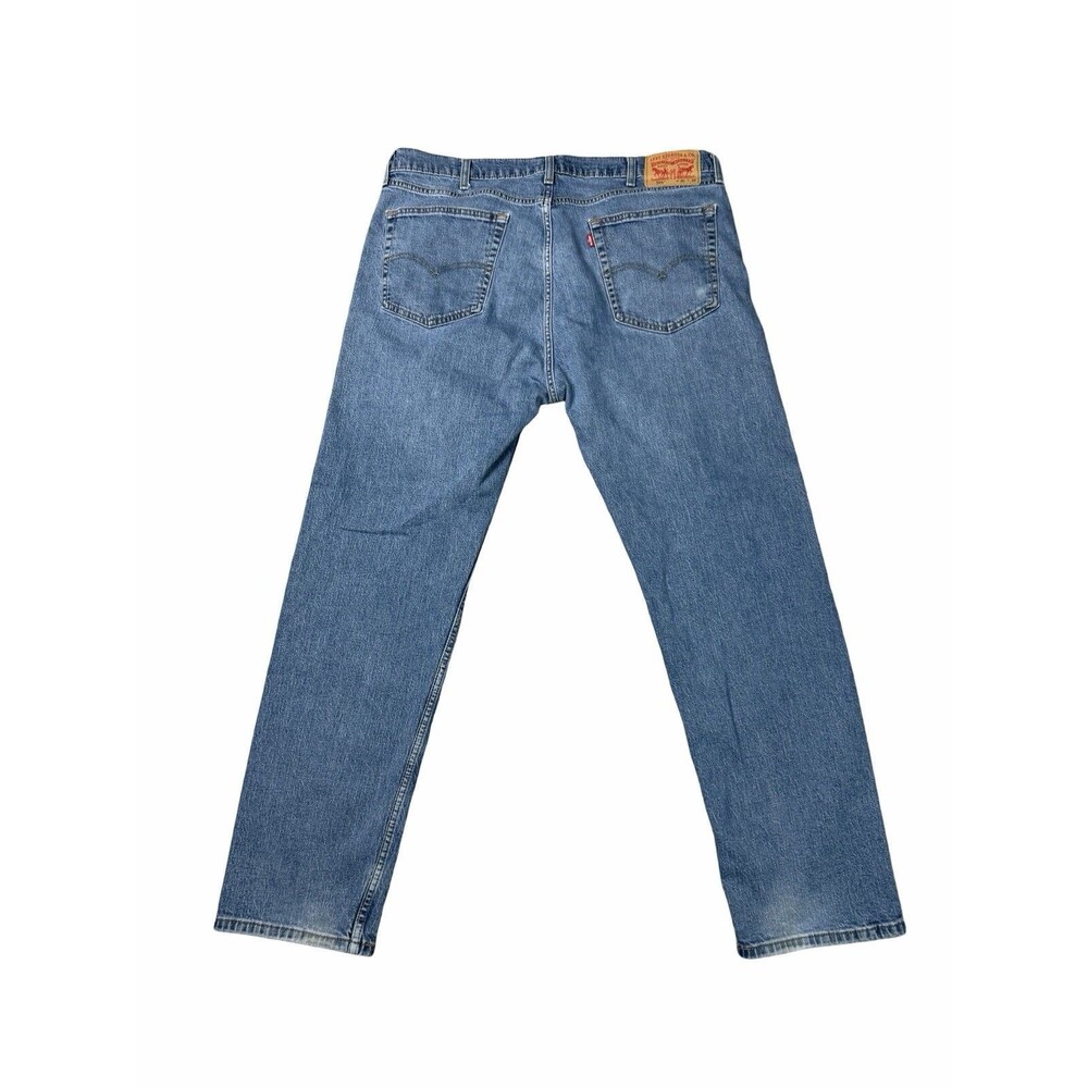 Levi's 505 Jeans Men 40x 32 Blue Denim Medium Wash Straight Leg Regular Levis - Picture 3 of 11